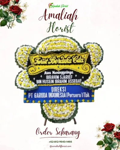 Papan Bunga Duka di Gandaria Selatan